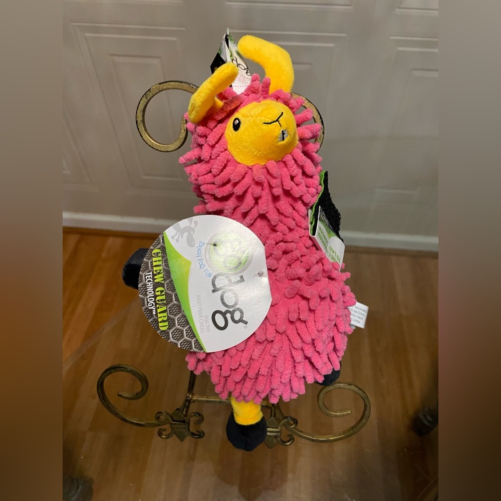 Go Dog 10" Llama Dog Toy w/Squeaker, Chew Guard,Stronger to Last Longer New